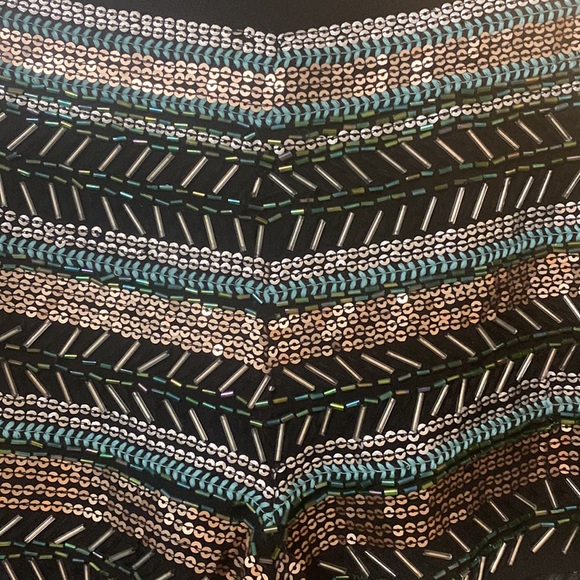 Fun Dressy Festival Embellished Lined Shorts  Size Small - Picture 7 of 8